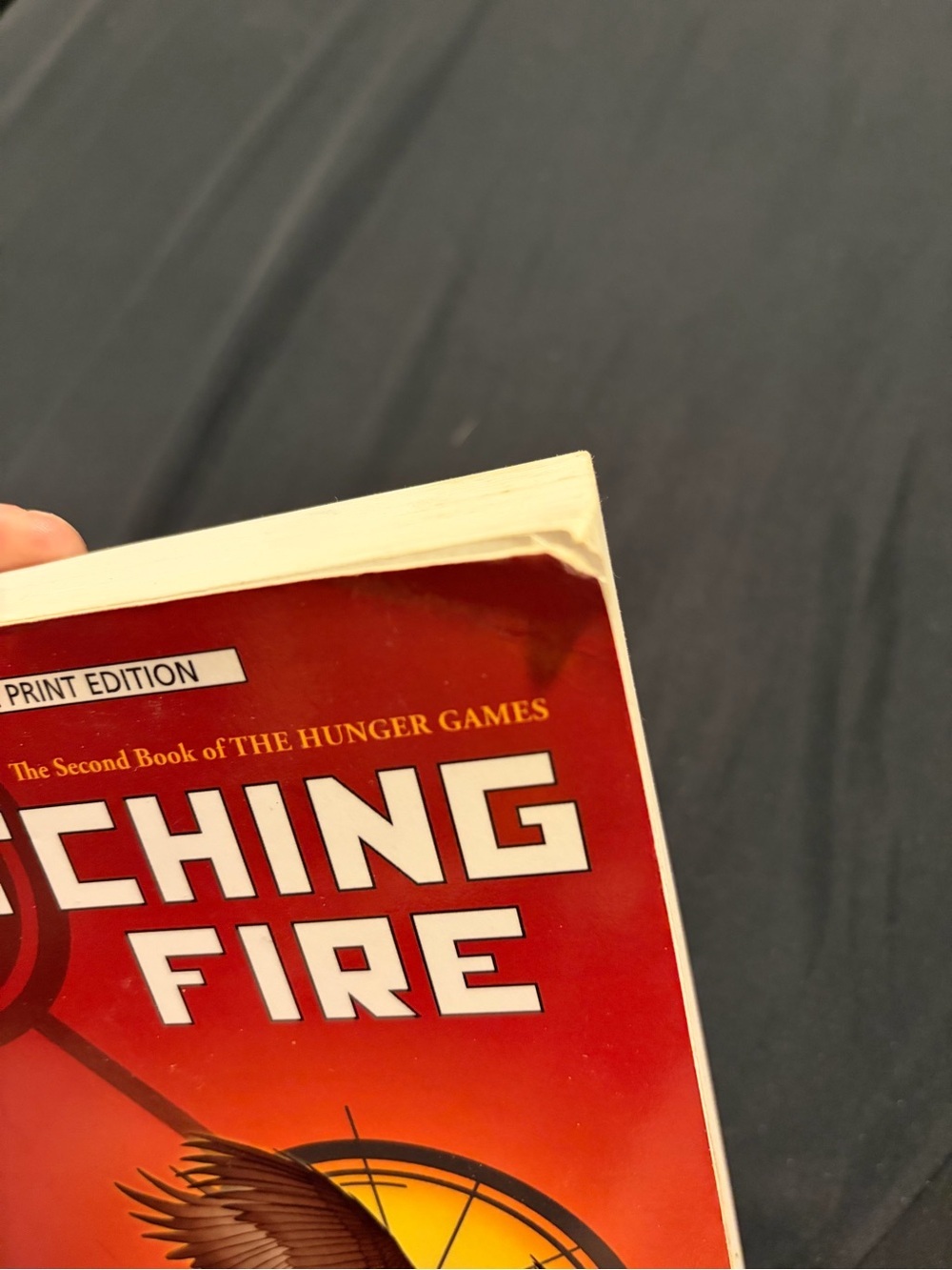 Catching Fire by Suzanne Collin’s Paperback (Large Print Edition) - Picture 2 of 4